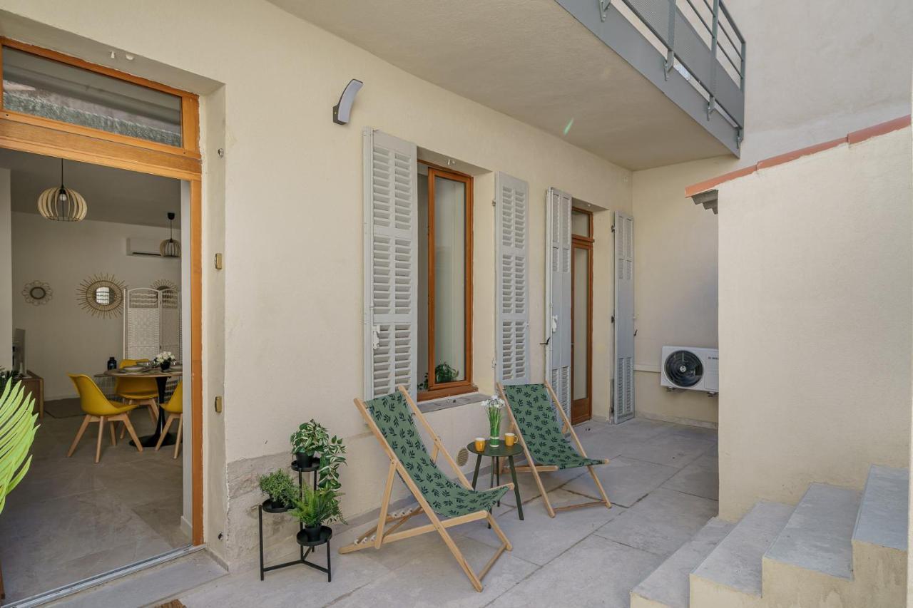 Sublime Appartement Avec Terrasse & Climatisation Marseille Extérieur photo
