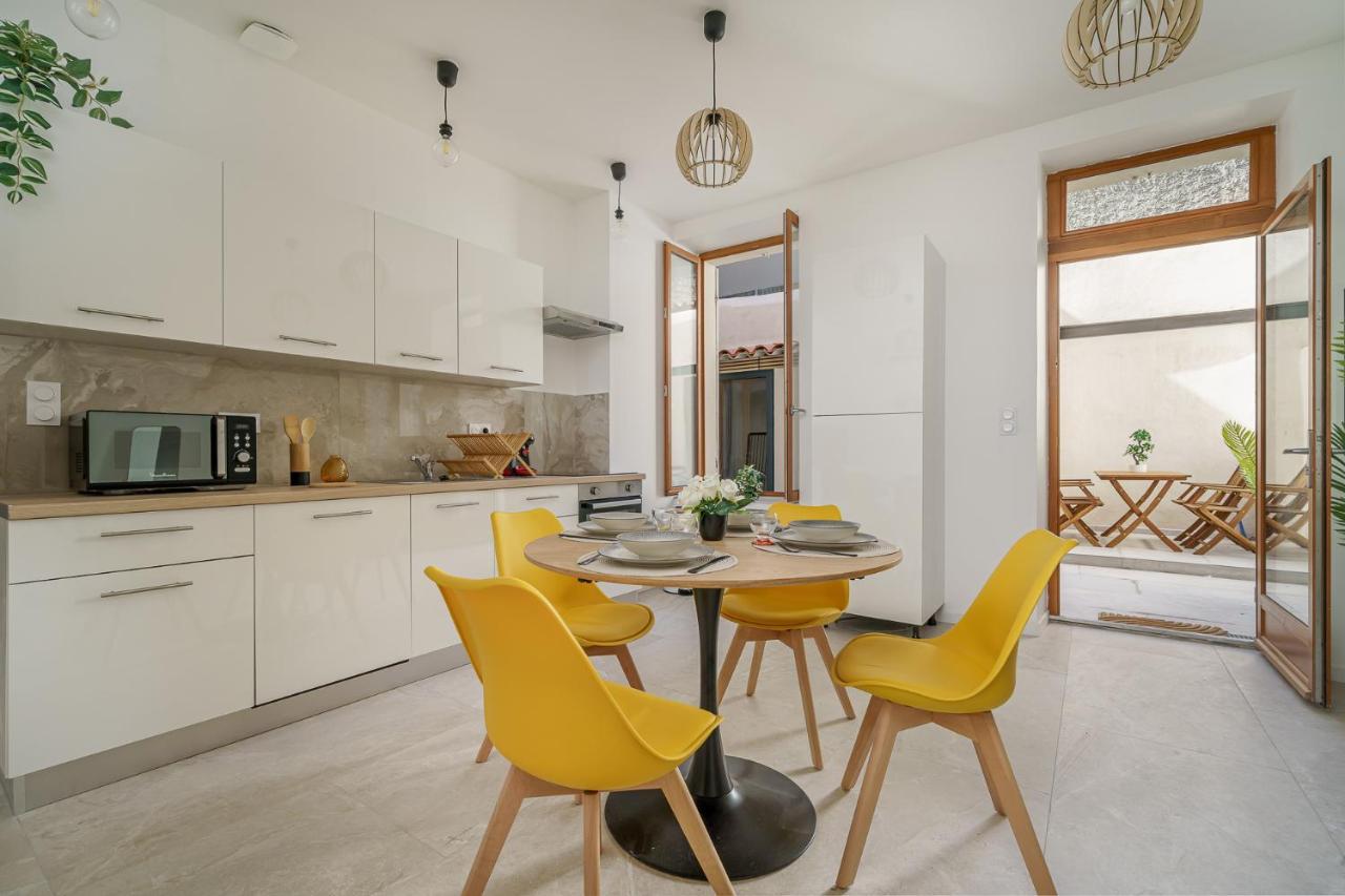 Sublime Appartement Avec Terrasse & Climatisation Marseille Extérieur photo